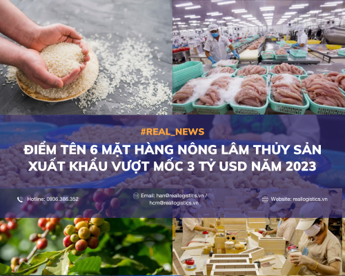 Điểm tên 6 mặt hàng nông lâm thủy sản xuất khẩu vượt mốc 3 tỷ USD năm 2023