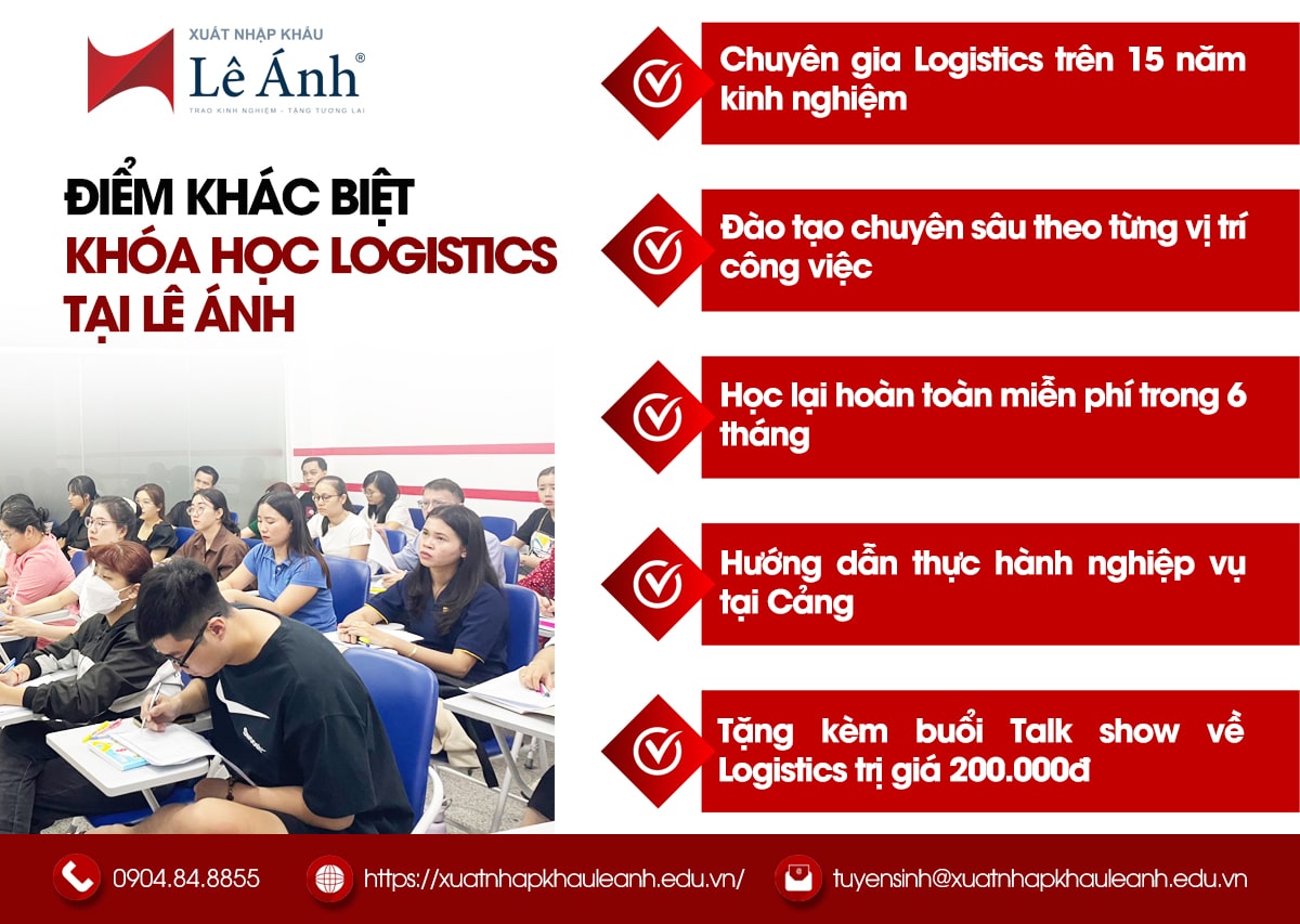 Khóa học Logistics tại Trung tâm Lê Ánh