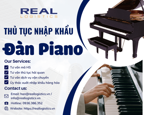 Dịch Vụ Nhập Khẩu Đàn Piano