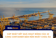 Cập Nhật Kết Quả Hoạt Động Của 10 Cảng Container Bận Rộn Nhất Châu Âu Năm 2022