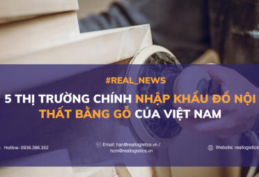 5 thị trường chính nhập khẩu đồ nội thất bằng gỗ của Việt Nam